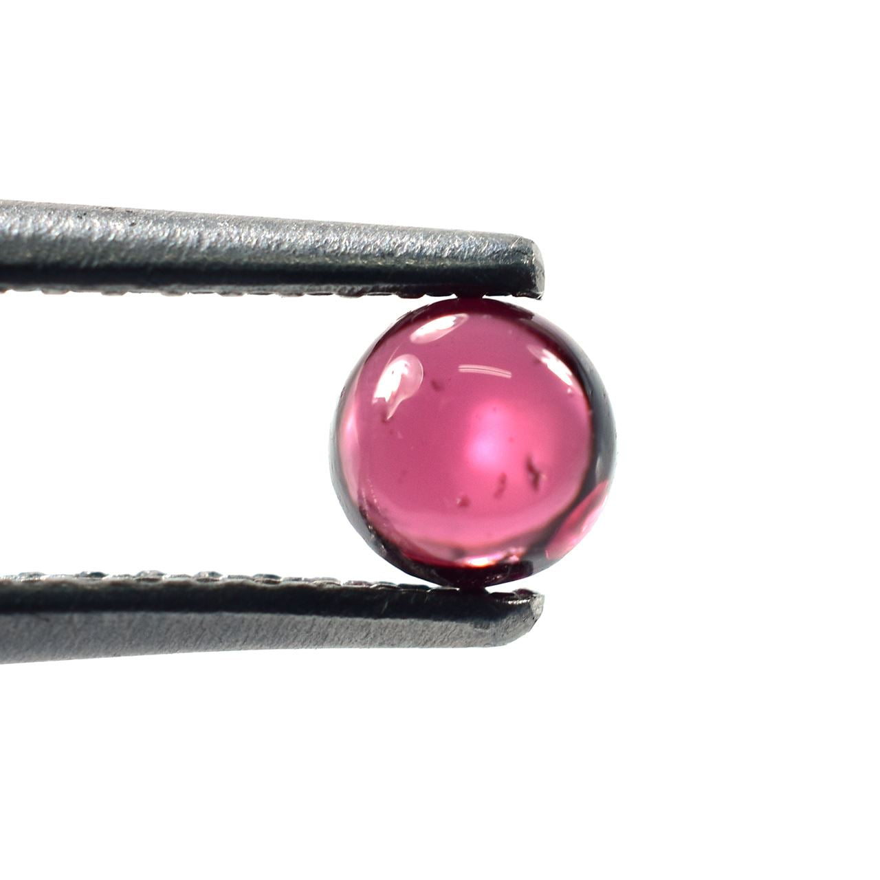 RHODOLITE PLAIN ROUND CAB (PURPLE MEDIUM) 4.00X4.00 MM 0.43 Cts.