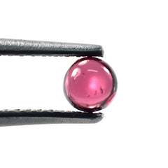 RHODOLITE PLAIN ROUND CAB (PURPLE MEDIUM) 4.00X4.00 MM 0.43 Cts.
