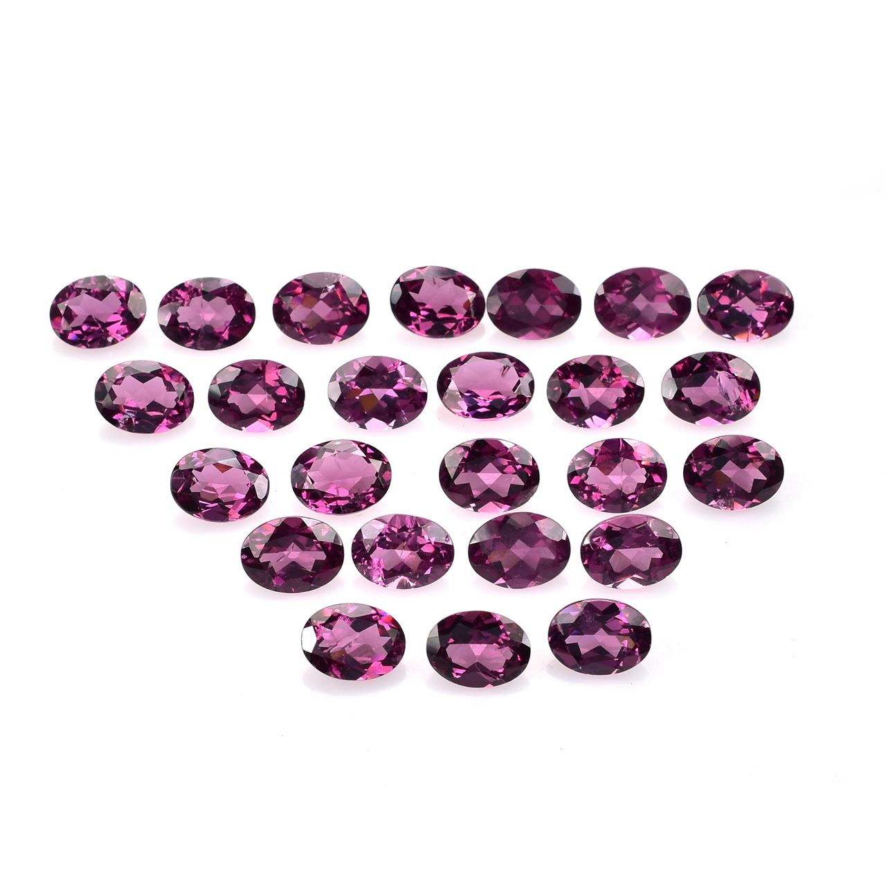 RHODOLITE CUT OVAL (PURPLE MEDIUM)(HI) 8.00X6.00 MM 1.40 Cts.