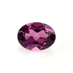 RHODOLITE CUT OVAL (REDDISH PURPLE MEDIUM)(CLEAN) 8.00X6.00 MM 1.50 Cts.