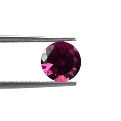 RHODOLITE CUT ROUND (REDDISH PURPLE DARK)(CLEAN) 8.00X8.00 MM 2.45 Cts.