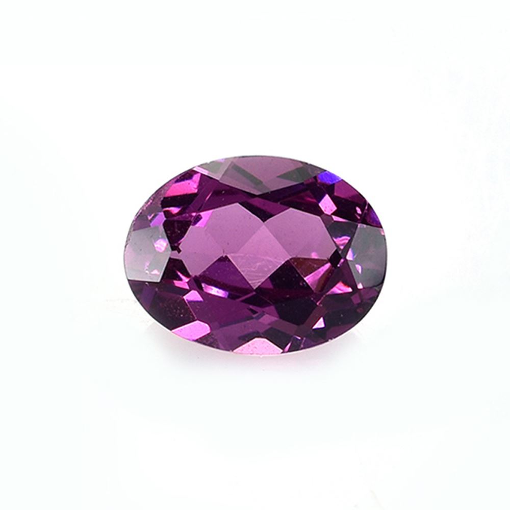 RHODOLITE CUT OVAL (REDDISH PURPLE LIGHT)(CLEAN) 8.00X6.00 MM 1.45 Cts.