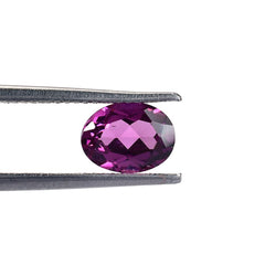 RHODOLITE CUT OVAL (REDDISH PURPLE LIGHT)(CLEAN) 8.00X6.00 MM 1.45 Cts.