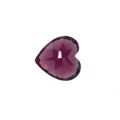 RHODOLITE CUT HEART (REDDISH PURPLE DARK)(CLEAN) 8.00X8.00 MM 2.65 Cts.