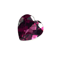 RHODOLITE CUT HEART (REDDISH PURPLE MEDIUM)(CLEAN) 8.50X8.50 MM 3.07 Cts.