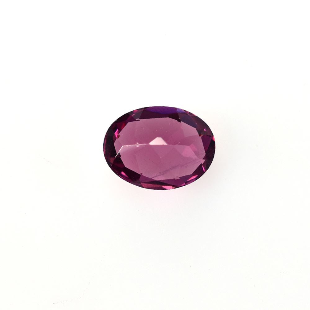 RHODOLITE CUT OVAL (REDDISH PURPLE DARK)(CLEAN) 8.00X6.00 MM 1.53 Cts.