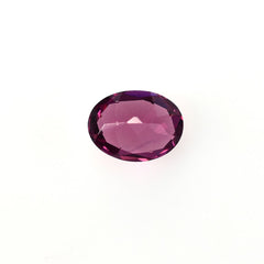 RHODOLITE CUT OVAL (REDDISH PURPLE DARK)(CLEAN) 8.00X6.00 MM 1.53 Cts.