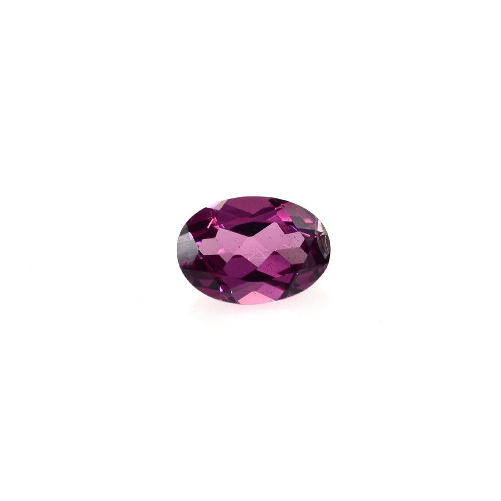 RHODOLITE CUT OVAL (REDDISH PURPLE MEDIUM)(CLEAN) 7.00X5.00 MM 0.96 Cts.