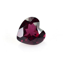 RHODOLITE CUT HEART (REDDISH PURPLE DARK)(CLEAN) 8.00X8.00 MM 2.50 Cts.