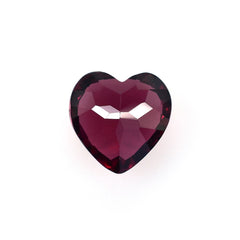 RHODOLITE CUT HEART (REDDISH PURPLE DARK)(CLEAN) 8.00X8.00 MM 2.50 Cts.