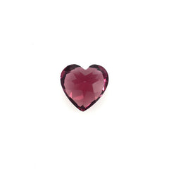 RHODOLITE CUT HEART (REDDISH PURPLE DARK)(CLEAN) 7.00X7.00 MM 1.58 Cts.