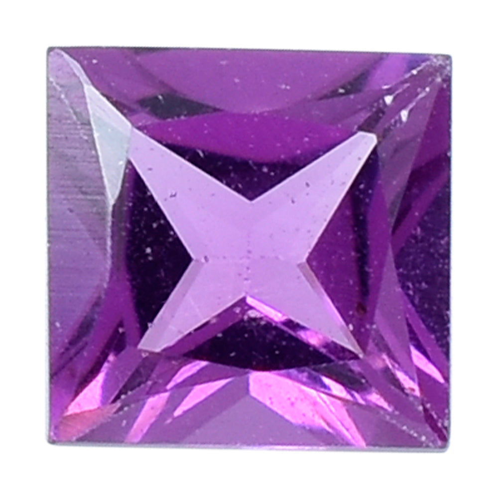 RHODOLITE PRINCESS CUT SQUARE 3.50MM 0.30 Cts.