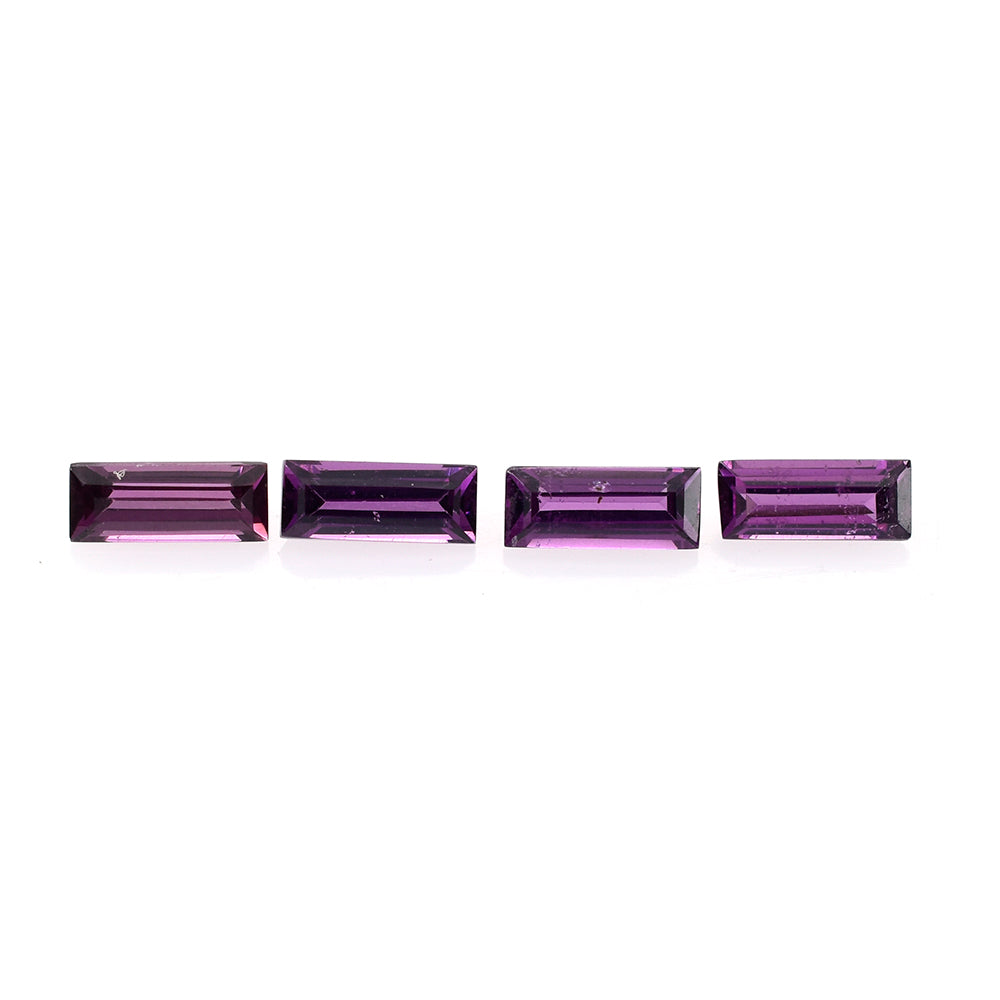 RHODOLITE CUT BAGUETTE 5X2MM 0.27 Cts.