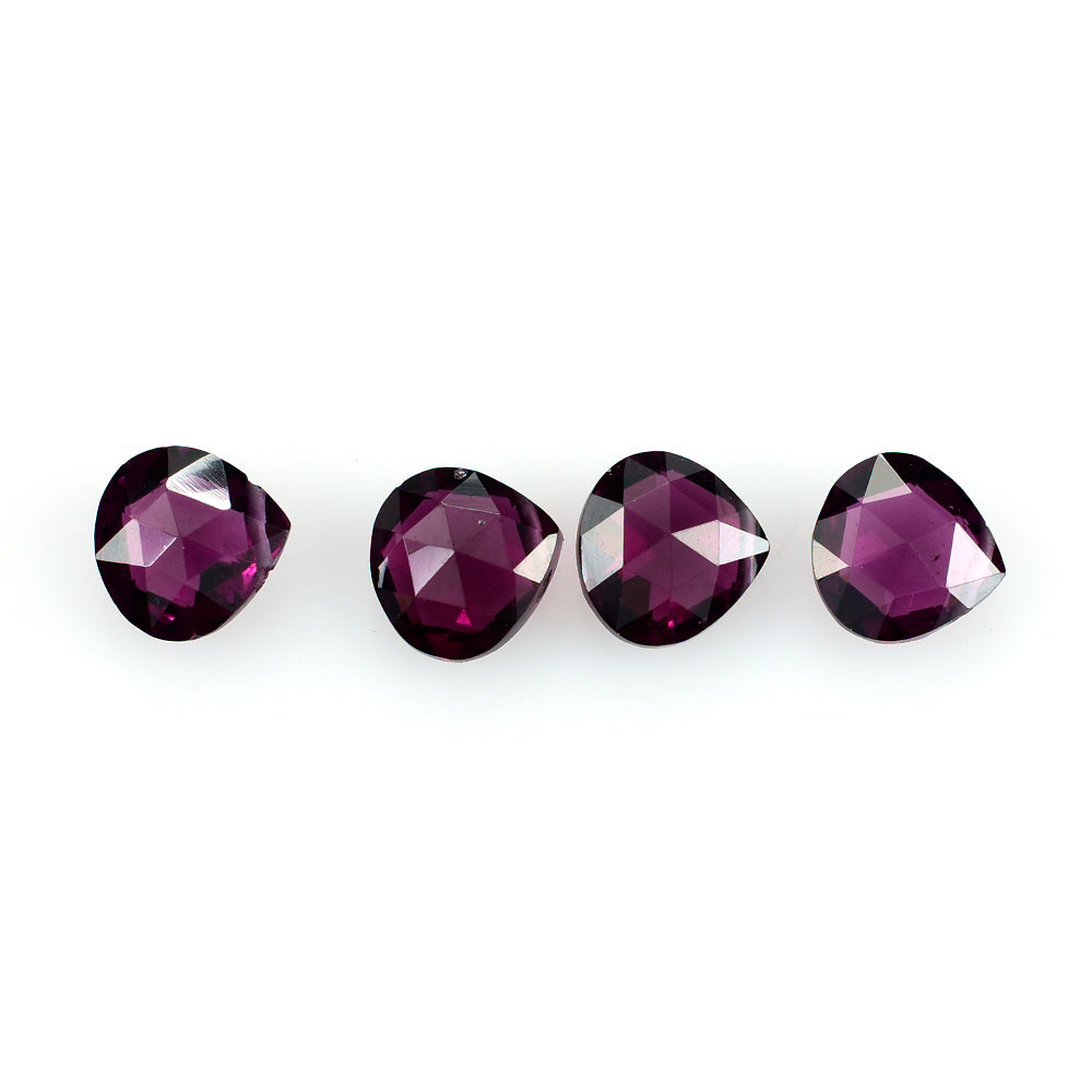 RHODOLITE BRIOLETTE HEART 7MM 1.52 Cts.