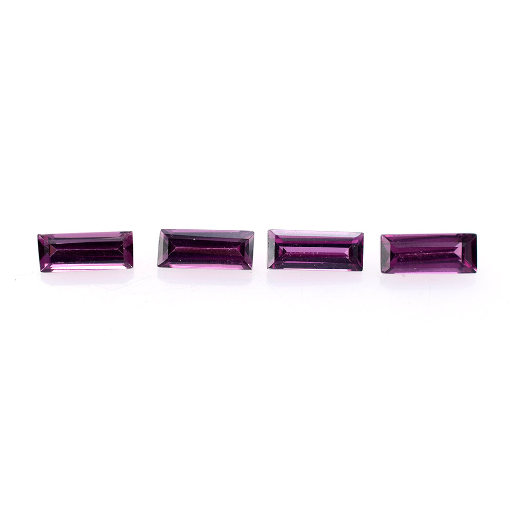 RHODOLITE CUT BAGUETTE 5X2MM 0.24 Cts.