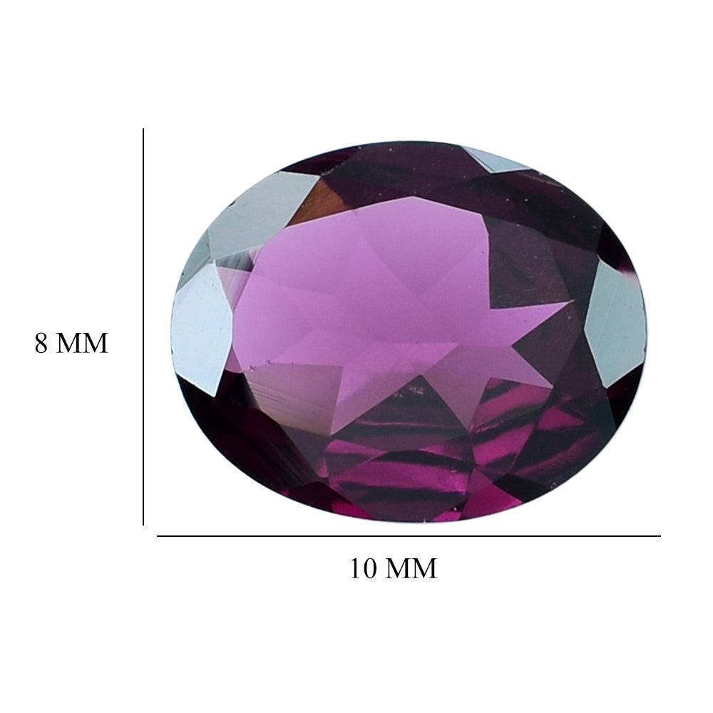 RHODOLITE CUT OVAL 10X8MM 2.28 Cts.