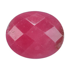 RHODONITE BRIOLETTE OVAL 11X9MM 4.19 Cts.