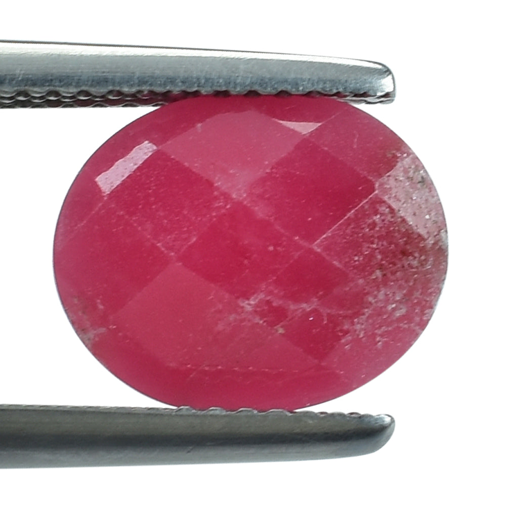 RHODONITE BRIOLETTE OVAL 11X9MM 4.19 Cts.