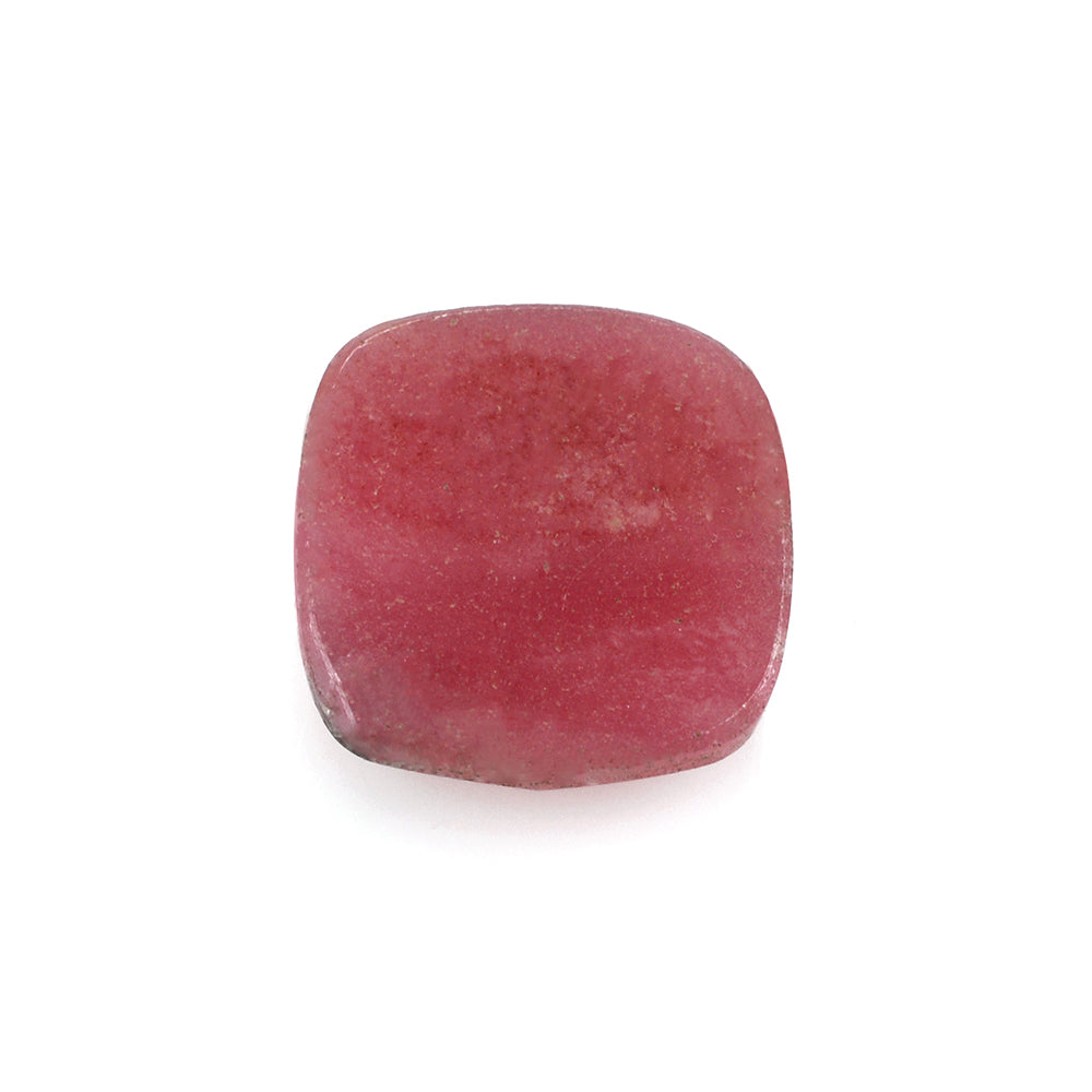 RHODONITE CHECKER CUSHION CAB 8MM 2.33 Cts.