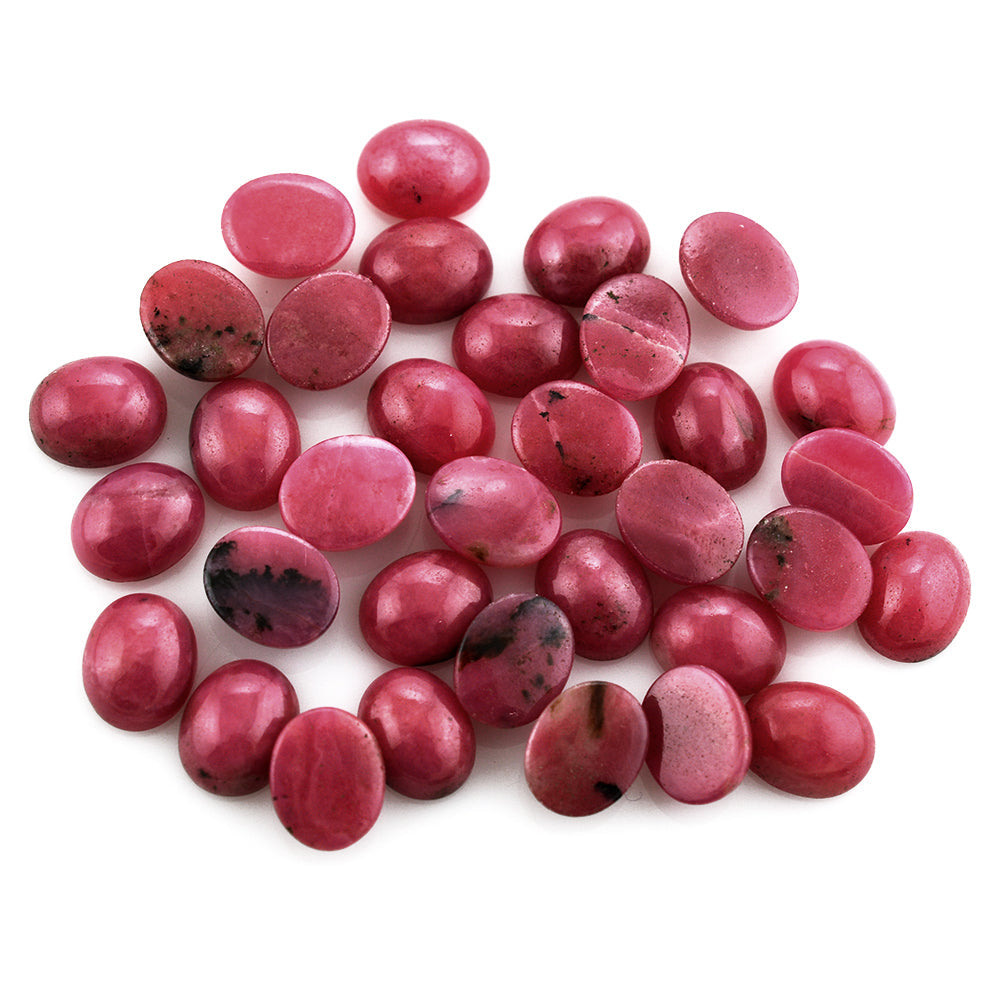 RHODONITE OVAL CAB 10X8MM 3.64 Cts.