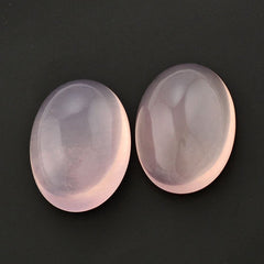 ROSE QUARTZ OVAL CAB 18X13MM 11.37 Cts.