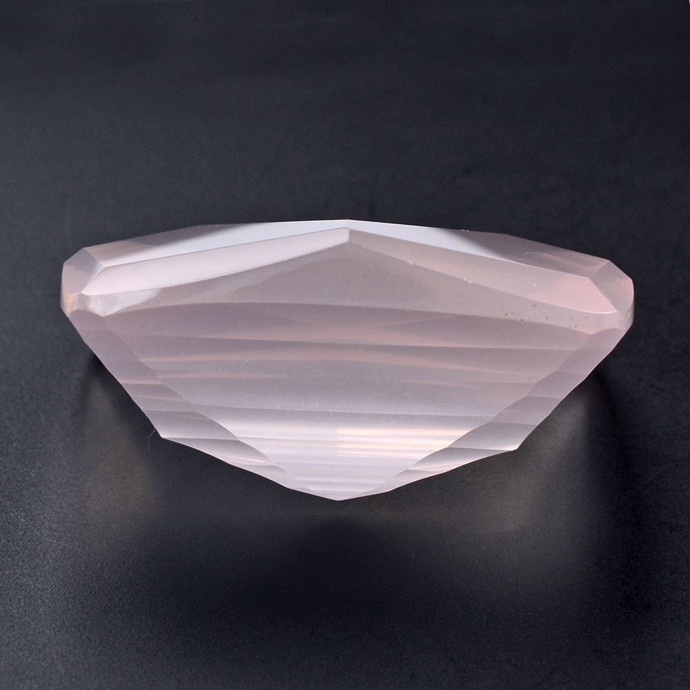 ROSE QUARTZ FANCY CONCAVE CUSHION (#6) 27X20MM 42.21 Cts.