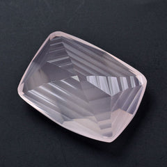 ROSE QUARTZ FANCY CONCAVE CUSHION (#6) 27X20MM 42.21 Cts.