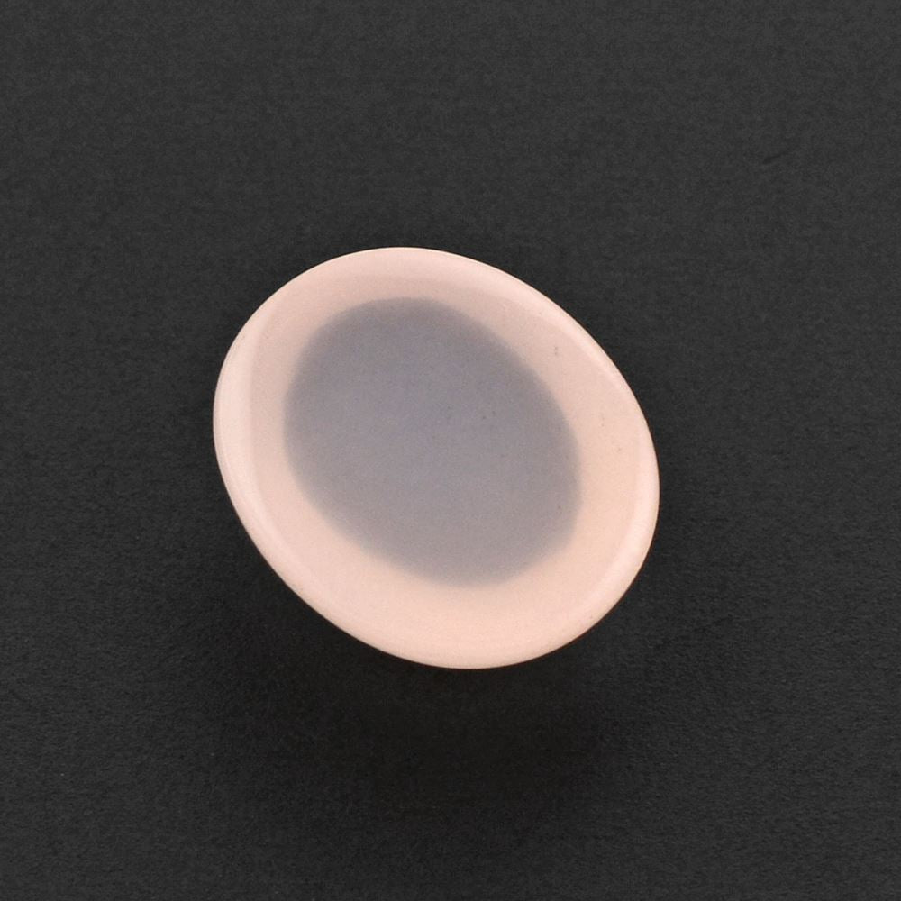ROSE QUARTZ OVAL CAB 12X10MM 4.56 Cts.