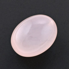 ROSE QUARTZ (MILKY) PLAIN OLIVE (HALF DRILL) 20X15MM 32.03 Cts.