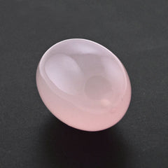 ROSE QUARTZ (MILKY) PLAIN OLIVE (HALF DRILL) 20X15MM 32.03 Cts.