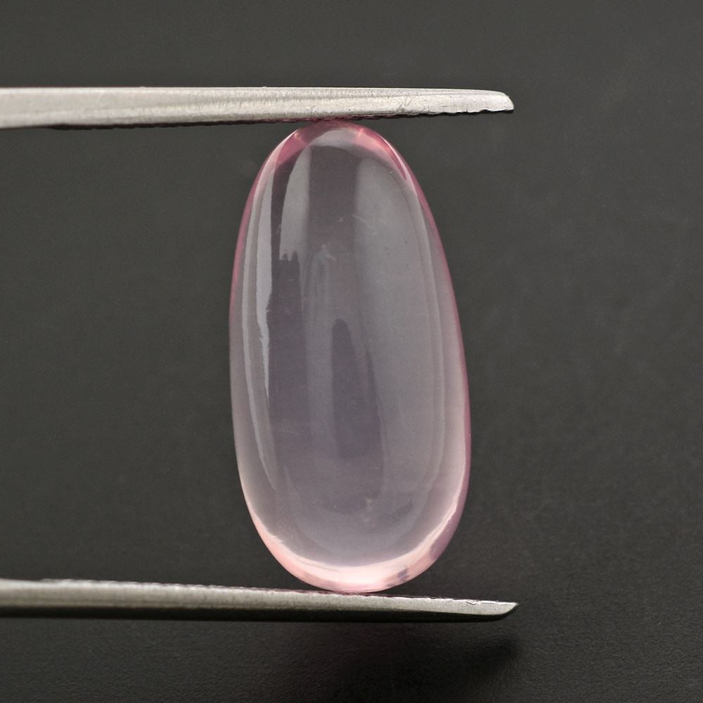 ROSE QUARTZ PLAIN OLIVE (NICE) 18X9MM 11.09 Cts.