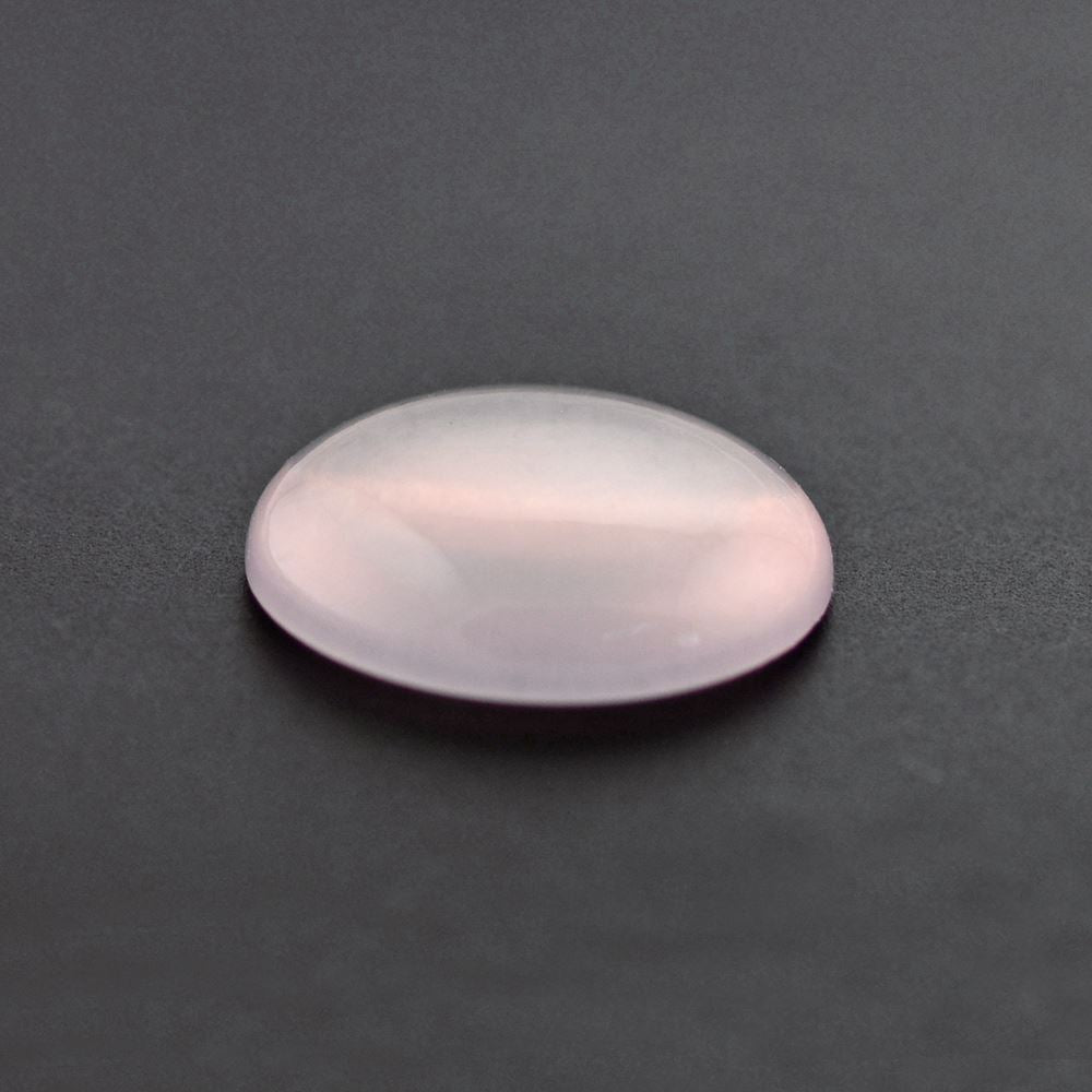 ROSE QUARTZ ROUND CAB (FLAT) 12MM 3.46 Cts.