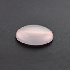 ROSE QUARTZ ROUND CAB (FLAT) 12MM 3.46 Cts.