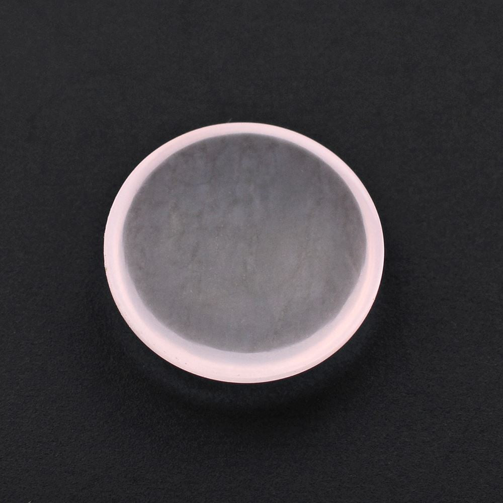ROSE QUARTZ ROUND CAB (FLAT) 12MM 3.46 Cts.