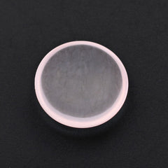 ROSE QUARTZ ROUND CAB (FLAT) 12MM 3.46 Cts.