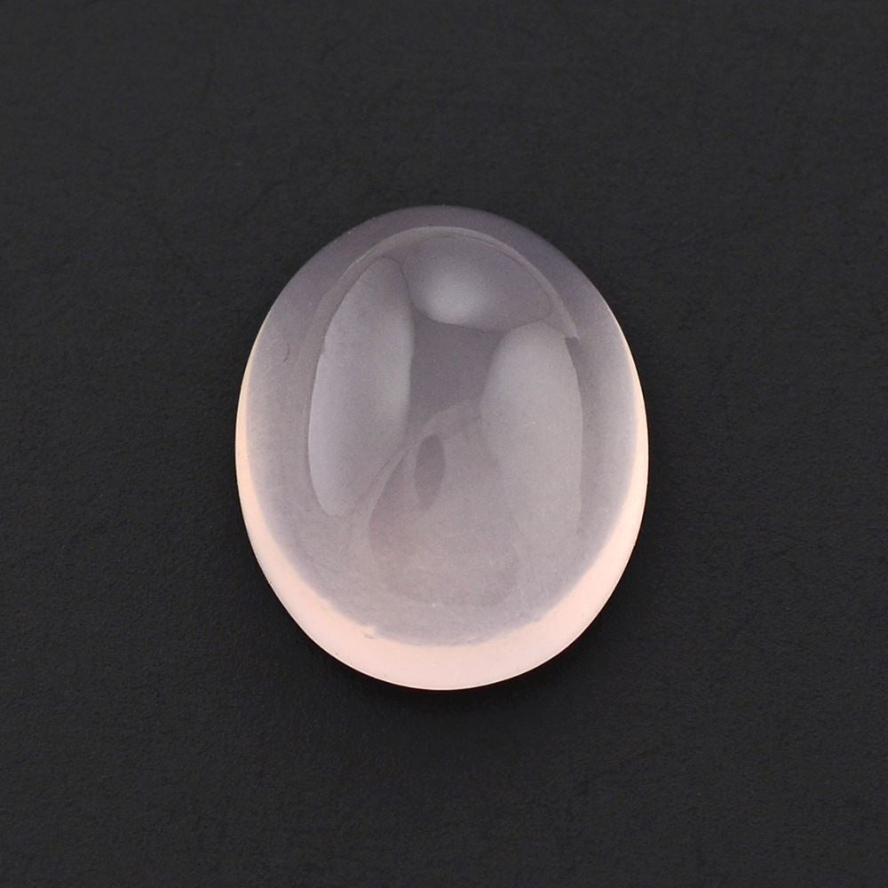 ROSE QUARTZ OVAL CAB (MILKY) 12X10MM 4.96 Cts.