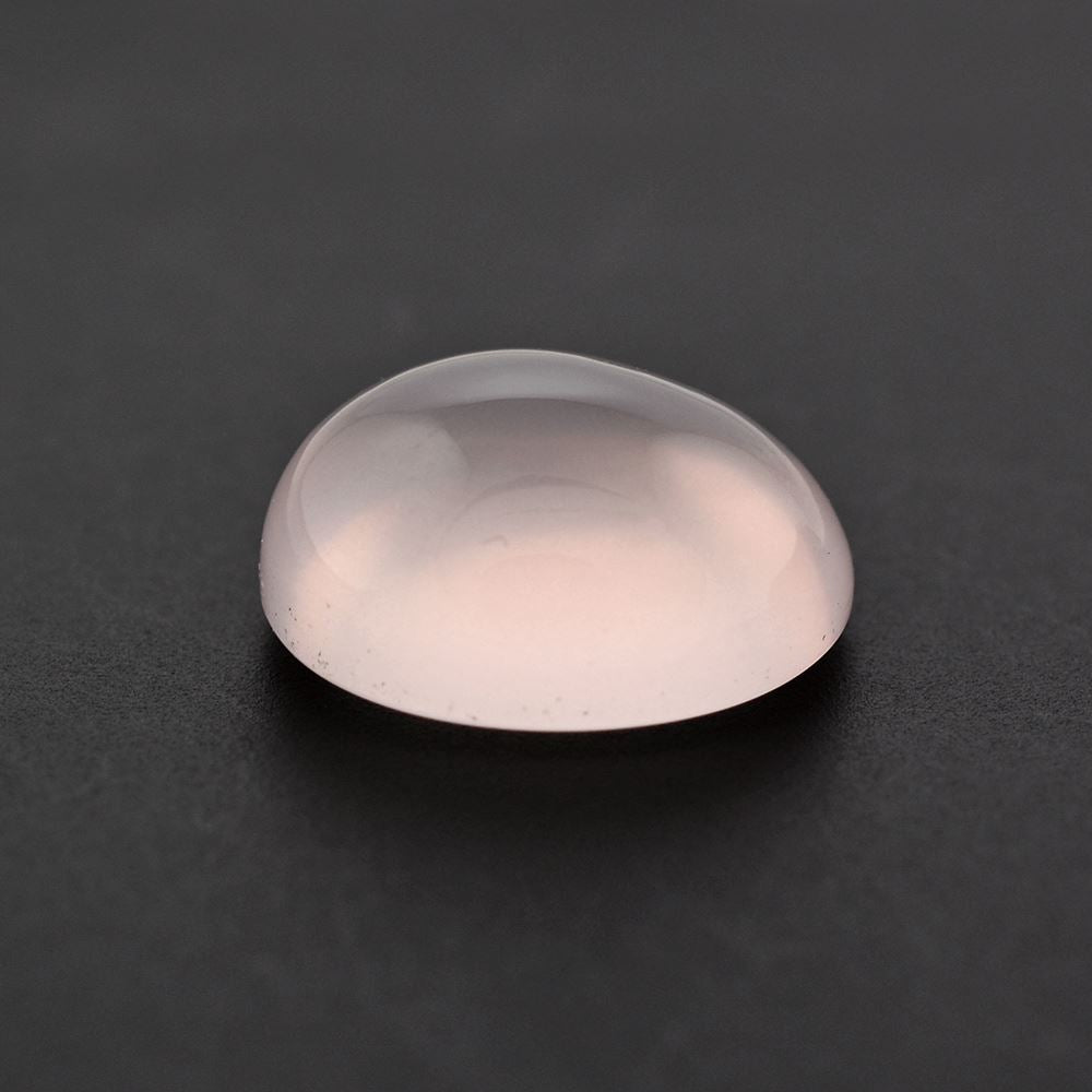 ROSE QUARTZ OVAL CAB (MILKY) 12X10MM 4.96 Cts.