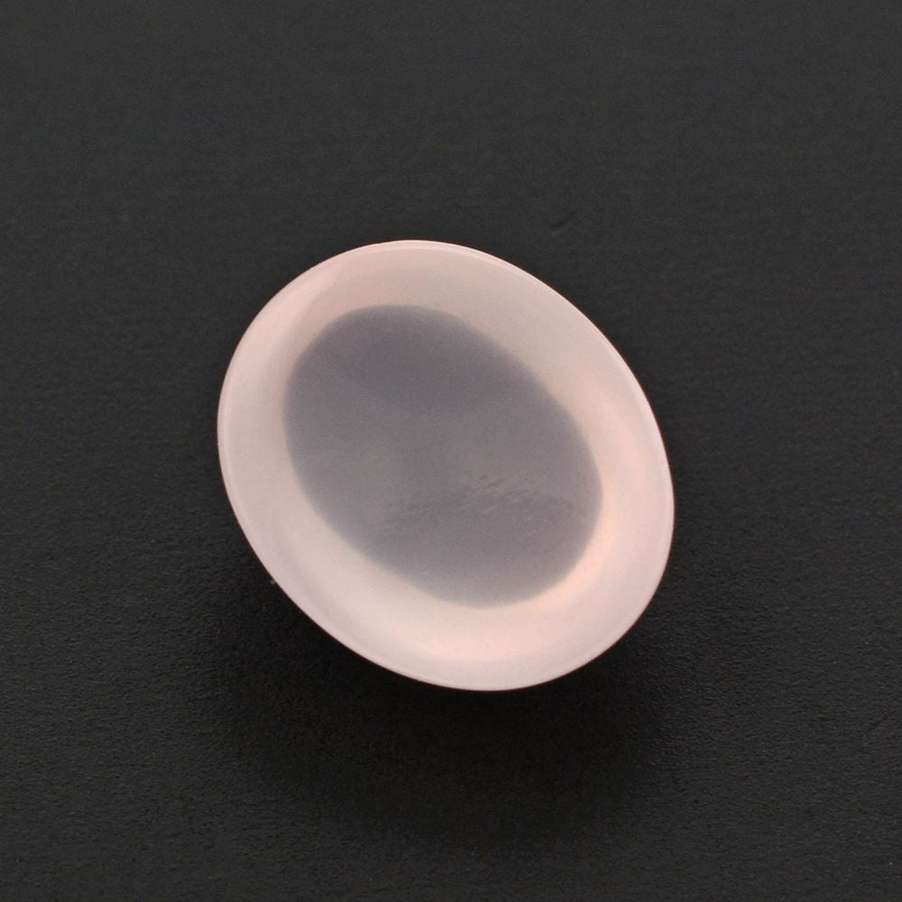 ROSE QUARTZ OVAL CAB (MILKY) 12X10MM 4.96 Cts.