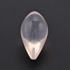 ROSE QUARTZ PLAIN DROP (HALF DRILL) 18X10MM 10.00 Cts.