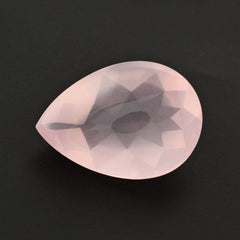 ROSE QUARTZ BUFFTOP PEAR 20X14MM 12.85 Cts.