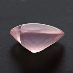 ROSE QUARTZ BUFFTOP HEART CAB 20MM 22.10 Cts.