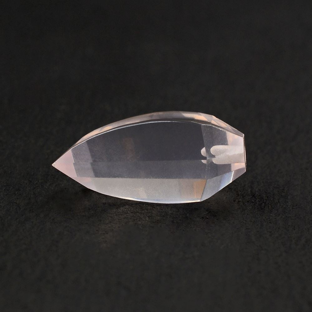 ROSE QUARTZ LADY FINGER LITE (HALF DRILL) 16X7MM 5.63 Cts.