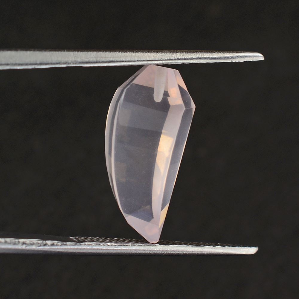 ROSE QUARTZ LADY FINGER LITE (HALF DRILL) 16X7MM 5.63 Cts.