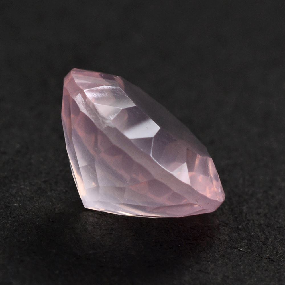 ROSE QUARTZ CONCAVE CUT ROUND 12MM 5.70 Cts.