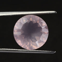 ROSE QUARTZ CONCAVE CUT ROUND 12MM 5.70 Cts.