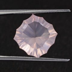 ROSE QUARTZ CONCAVE (90 CUT) CUSHION 12MM 6.15 Cts.