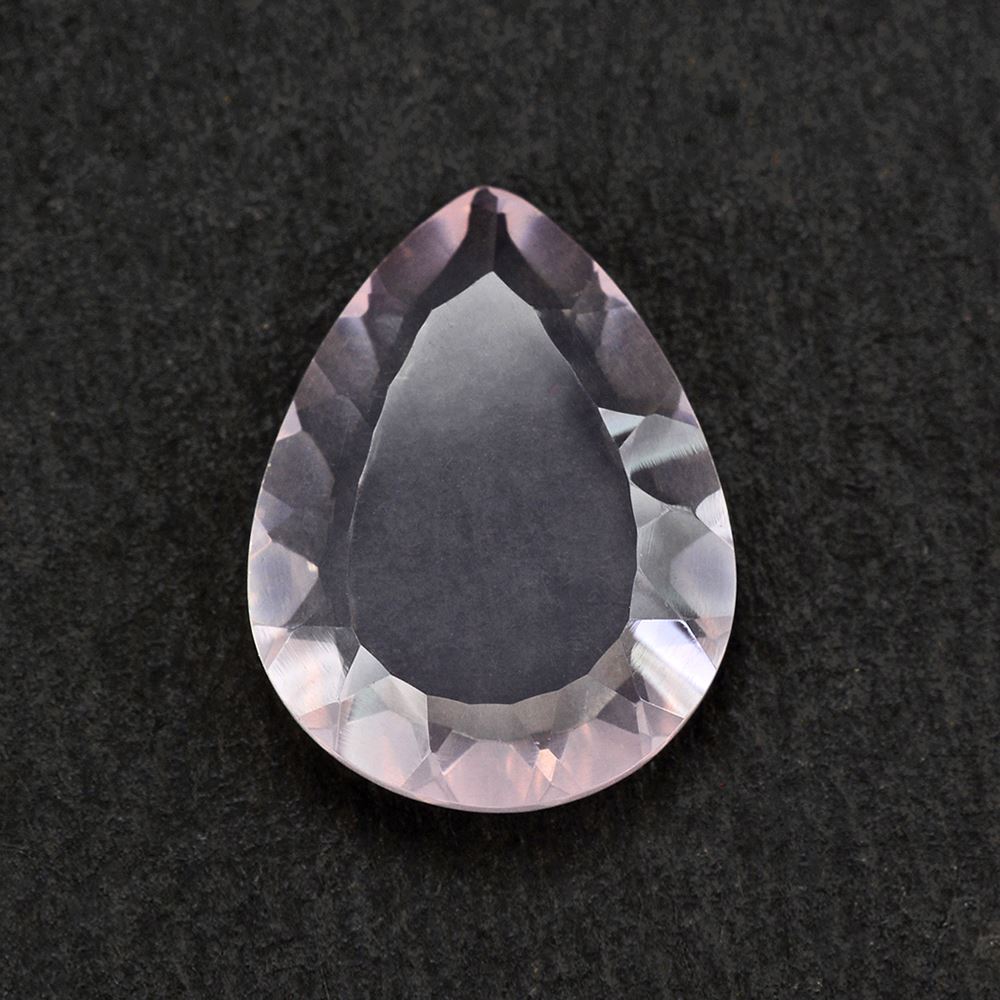 ROSE QUARTZ CONCAVE PEAR FLAT 16X12MM 5.05 Cts.