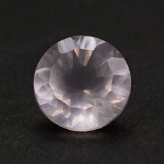 ROSE QUARTZ CONCAVE CUT ROUND 12MM 6.65 Cts.