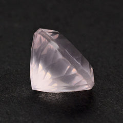 ROSE QUARTZ CONCAVE CUT ROUND 12MM 6.65 Cts.