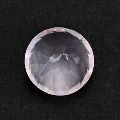 ROSE QUARTZ CONCAVE CUT ROUND 12MM 6.65 Cts.